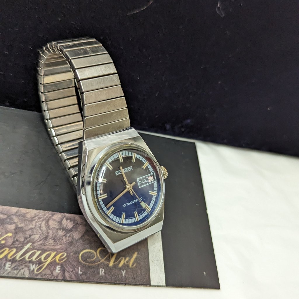 Antique Kronotron Hong Kong Watch For Men Or Unisex Automatic Day And Date Works
